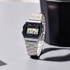 Casio Vintage Digital Chain Watch A158WA-1DF