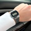 Casio Vintage Digital Chain Watch A158WA-1DF