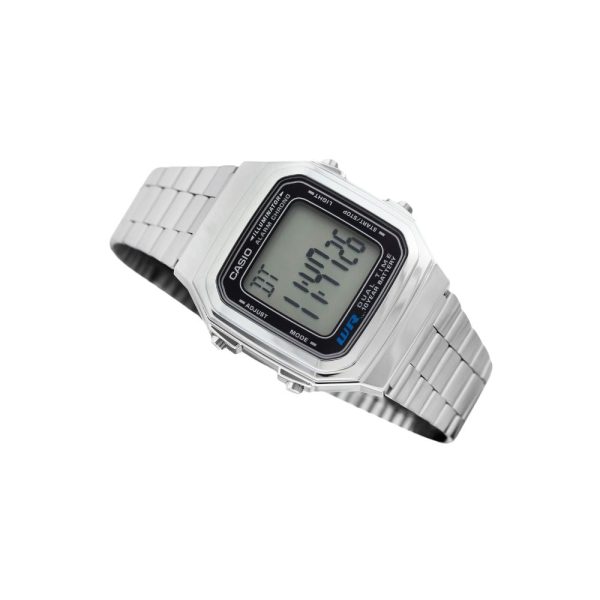 Casio Vintage Dual Time Digital Chain Watch A178WA-1ADF