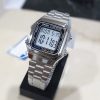 Casio Vintage Dual Time Digital Chain Watch A178WA-1ADF