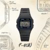 F-91W-1 Casio Vintage Digital Resin Belt Watch F-91W-1DG