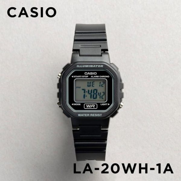 LA-20WH-1A Casio Youth Digital Ladies Resin Belt Watch LA-20WH-1ADF
