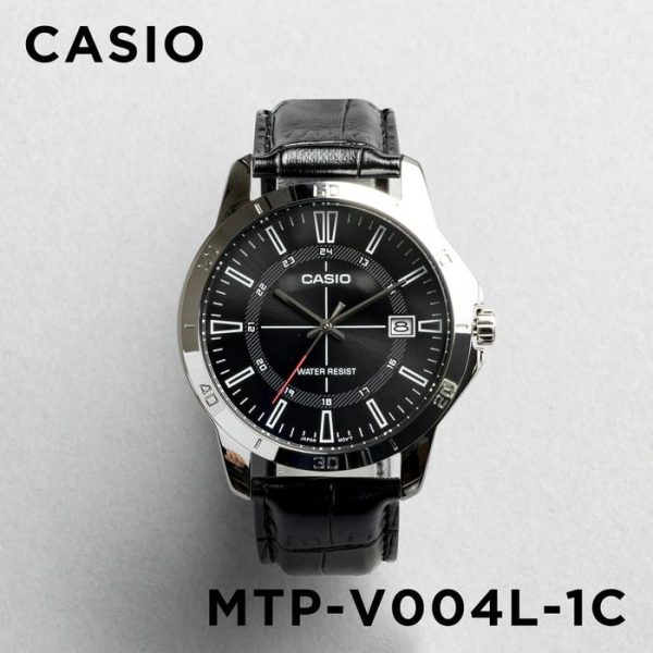 MTP-V004L-1C Casio Standard Date Belt Watch MTP-V004L-1CUDF
